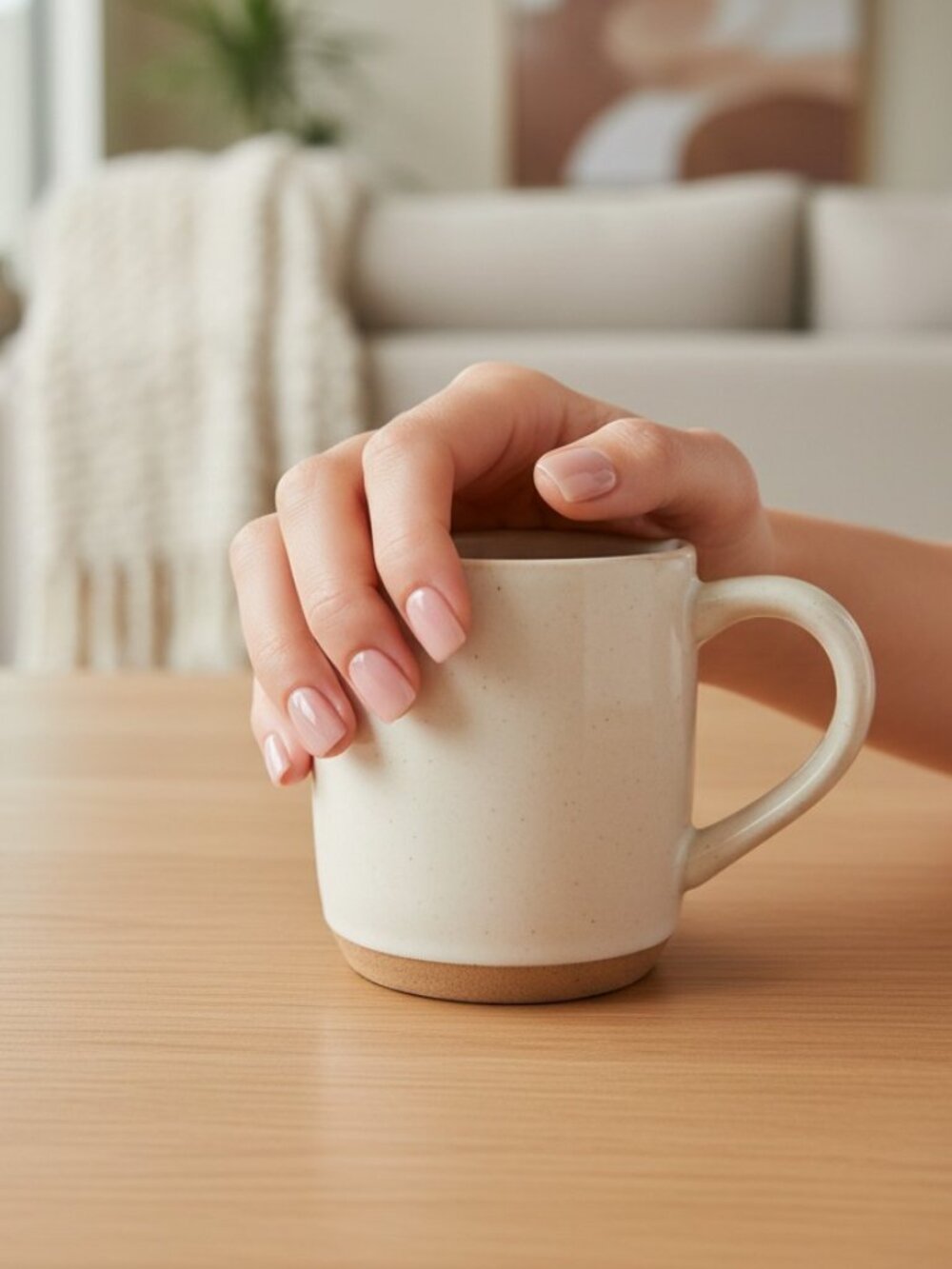 Nude Blush Pink CAT EYE Press-On Nails